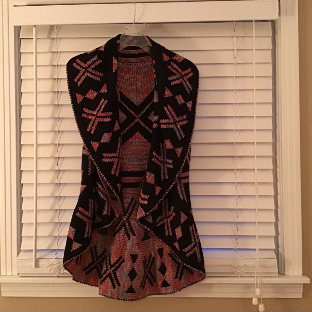 Long reversible sweater vest